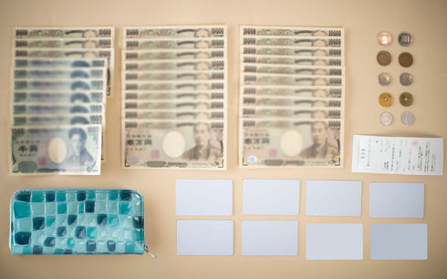 ステンドグラスレザー 極小長財布 batard-バタール-